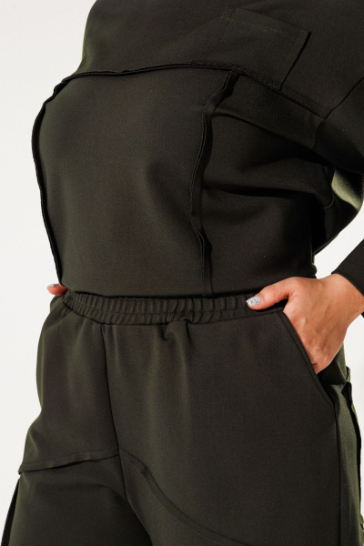 Брюки, джемпер Mubliz 139 хаки - фото 9