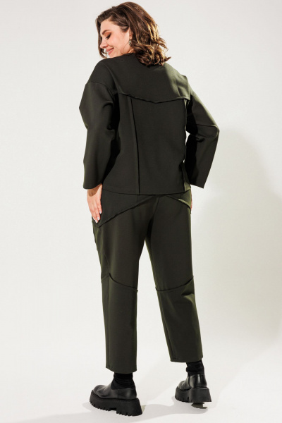 Брюки, джемпер Mubliz 139 хаки - фото 8