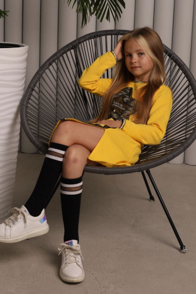 Платье Tammi 1Т3-23/1 желтый - фото 3