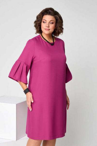 Платье Асолия 2650 брусничный - фото 7