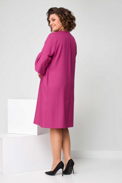 Платье Асолия 2650 брусничный - фото 6