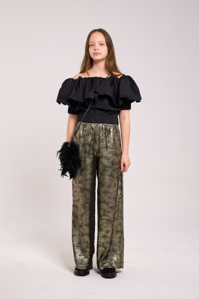 Брюки Colibri А252 золото - фото 1