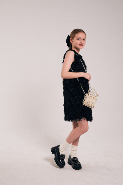 Платье Colibri А258 черный - фото 4