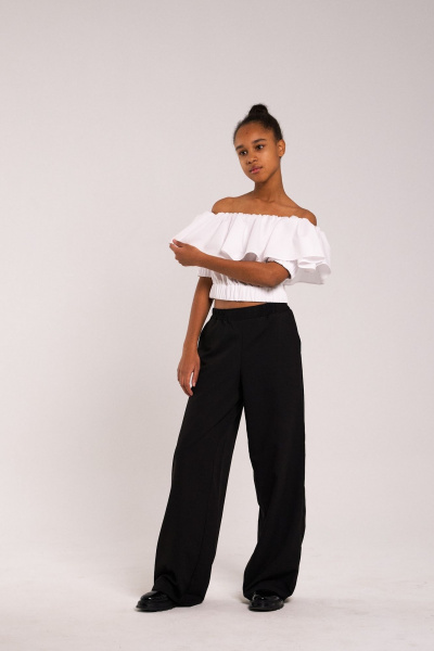 Брюки Colibri А260 черный - фото 4