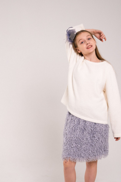 Юбка Colibri А261 серый - фото 4