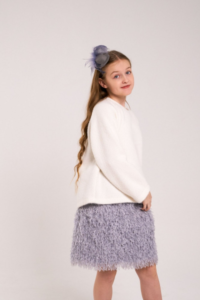 Юбка Colibri А261 серый - фото 3