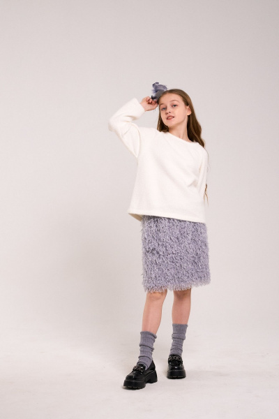 Юбка Colibri А261 серый - фото 1