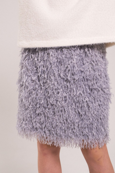 Юбка Colibri А261 серый - фото 2