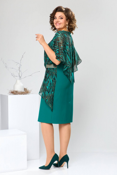 Платье Romanovich Style 1-2371 изумрудный - фото 9