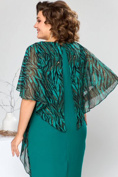 Платье Romanovich Style 1-2371 изумрудный - фото 2