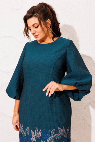 Платье Romanovich Style 1-2619 изумрудный - фото 4