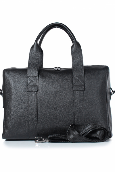 Деловая сумка из натуральной кожи с одним отделением Galanteya 26423.23с1177к45 черный - фото 2