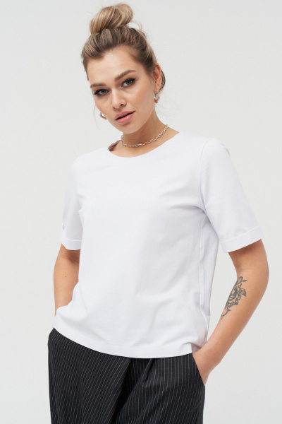 Футболка GRATTO 2055 белый - фото 7