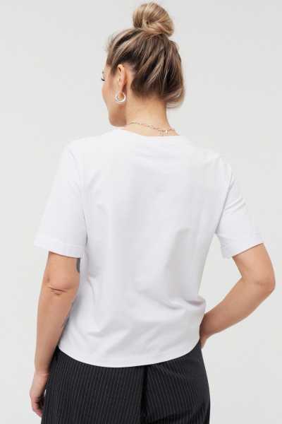 Футболка GRATTO 2055 белый - фото 6