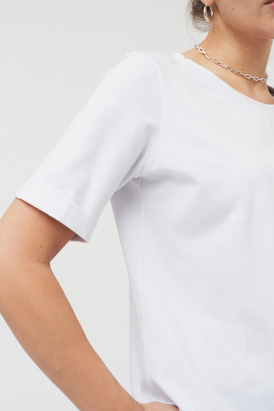 Футболка GRATTO 2055 белый - фото 5