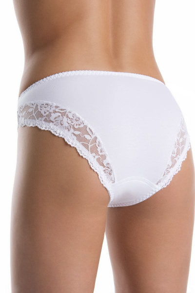 Трусы из кружева и трикотажа с кокеткой Teyli 146 белый - фото 2