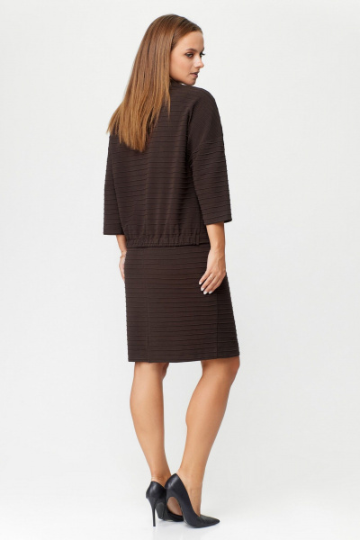 Жакет, юбка DaLi 2423 коричневый - фото 3