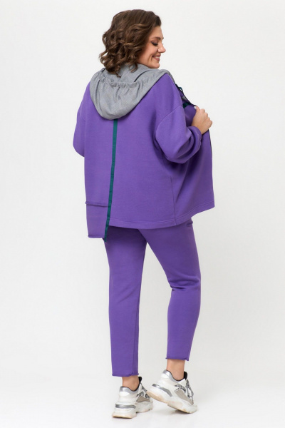 Брюки, худи DaLi 5633 лаванда - фото 3
