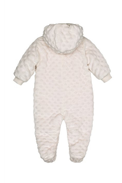 Комбинезон из тряпичного ворсового вельбоа для демисезона Bell Bimbo 180311 молоко - фото 2