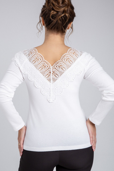 Джемпер VIZAVI 709 молочный - фото 7