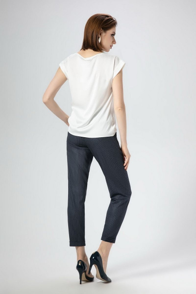 Блуза Панда 459340 молочный - фото 2