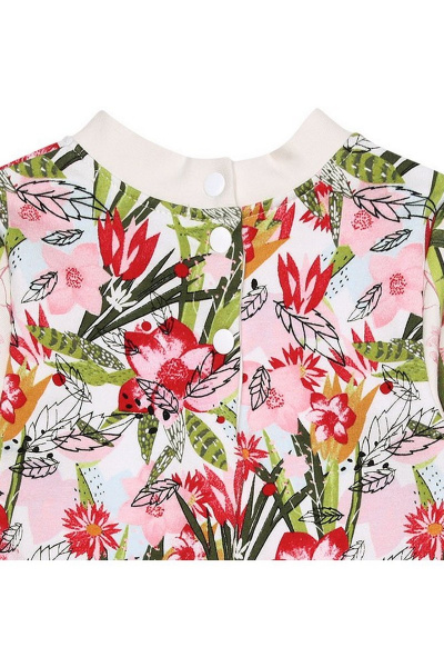 Круглогодичное платье из трикотажа и хлопка с цифровым принтом Bell Bimbo 180347 набивной - фото 3