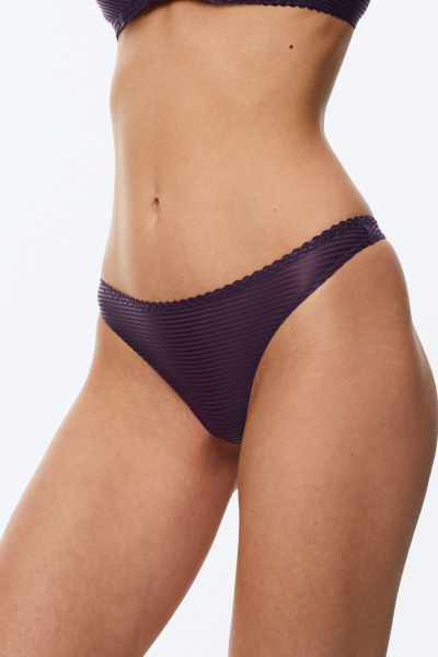 Трусы-стринги из сетки и трикотажа с низкой линией Леди Леда 110-115 - фото 1