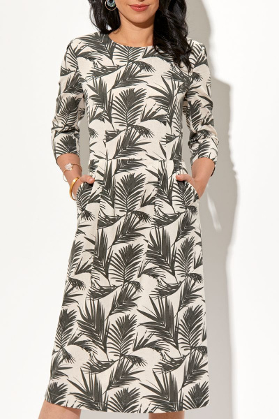 Платье AYZE 1645 молочно-зеленый - фото 5