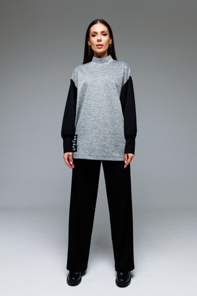 День и вечер брюки и джемпер из трикотажа свободного кроя Ларс Стиль 851 - фото 2