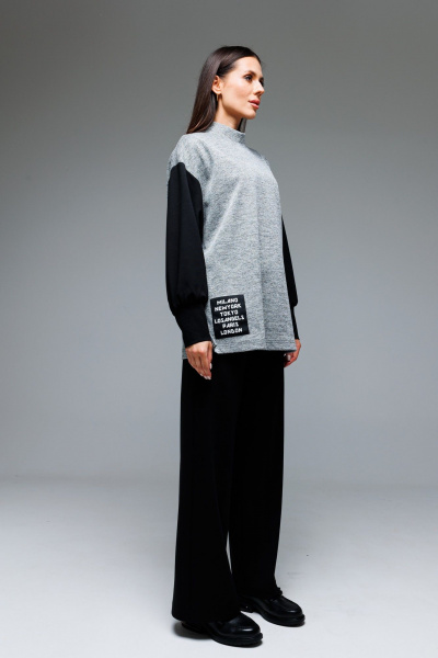 День и вечер брюки и джемпер из трикотажа свободного кроя Ларс Стиль 851 - фото 3