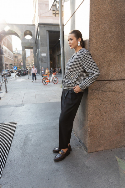 Брюки, бомбер EZER 2036 молочно-черный - фото 8