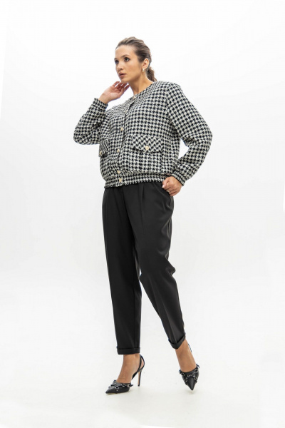 Брюки, бомбер EZER 2036 молочно-черный - фото 3