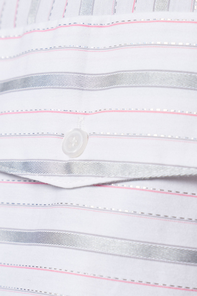 Блуза Панда 176440w бело-серый - фото 3