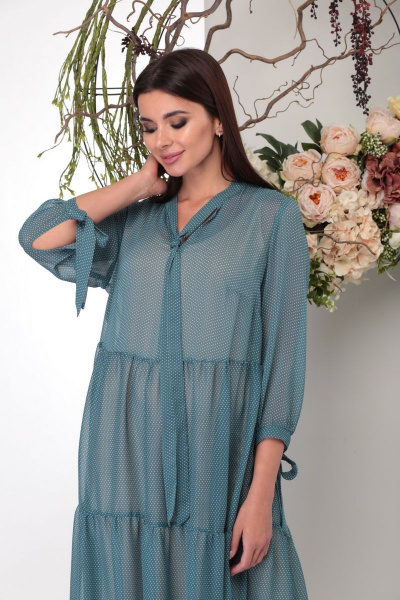Платье Michel chic 995 изумруд - фото 5
