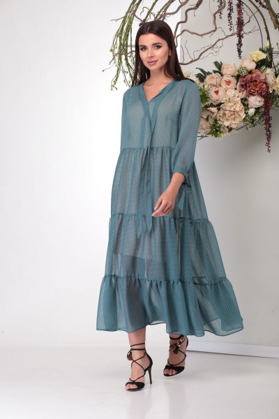 Платье Michel chic 995 изумруд - фото 2