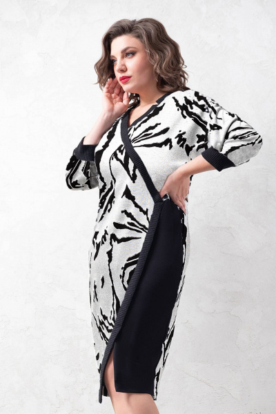 Платье демисезонное полуприлегающего силуэта с запахом Avanti 1616-1 - фото 2