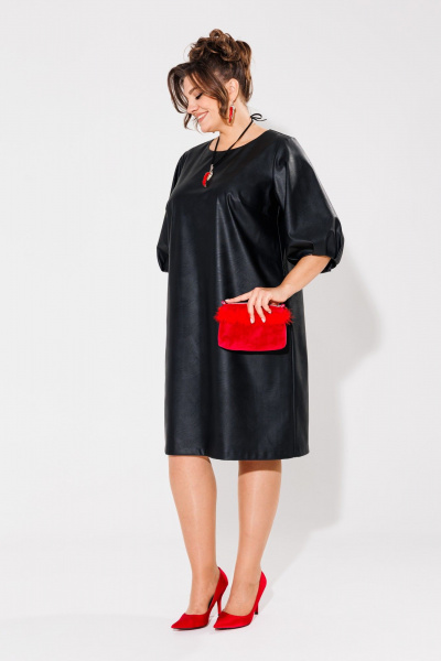 Платье Anelli 1434.2 черный - фото 6