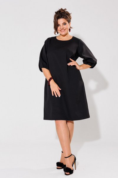 Платье Anelli 1434.1 черный - фото 1