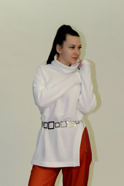 Джемпер Arisha 386 белый - фото 6