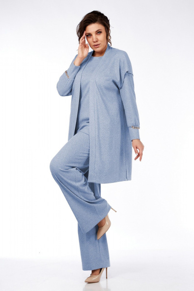 Брюки, джемпер, жилет Jurimex 3052 голубой - фото 1