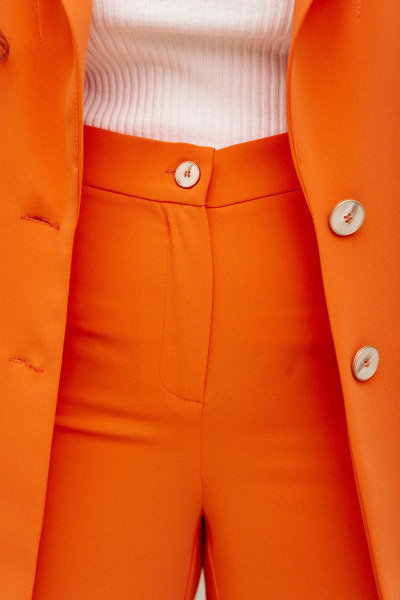 Брюки, жакет Vittoria Queen 22163 оранж - фото 11