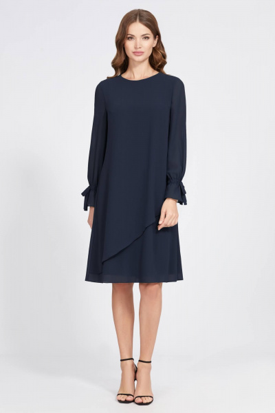 Платье Bazalini 4819 синий - фото 1