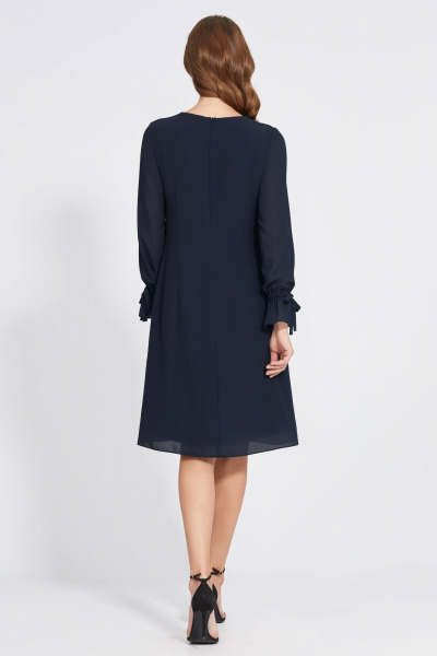 Платье Bazalini 4819 синий - фото 2