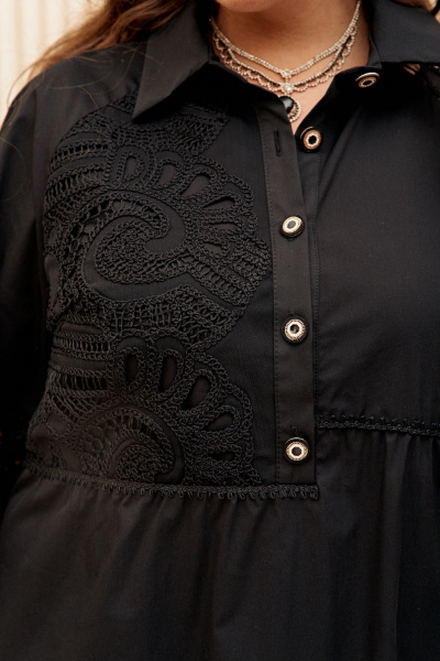 Платье Vittoria Queen 22153 черный - фото 6