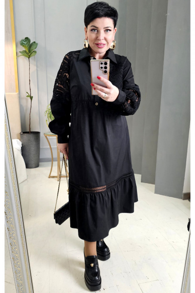 Платье Vittoria Queen 22153 черный - фото 11