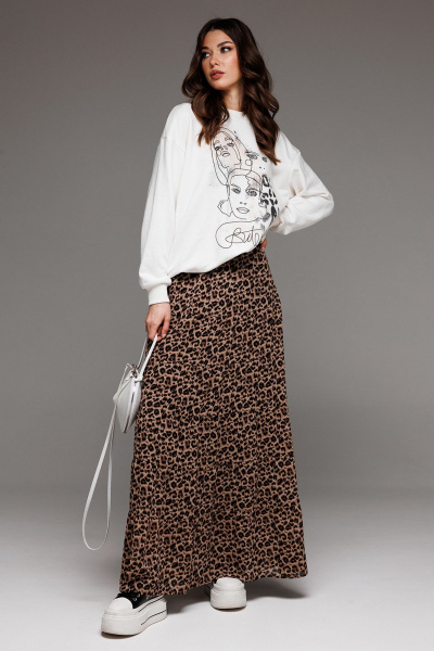 Юбка Butеr 2751 леопард - фото 3