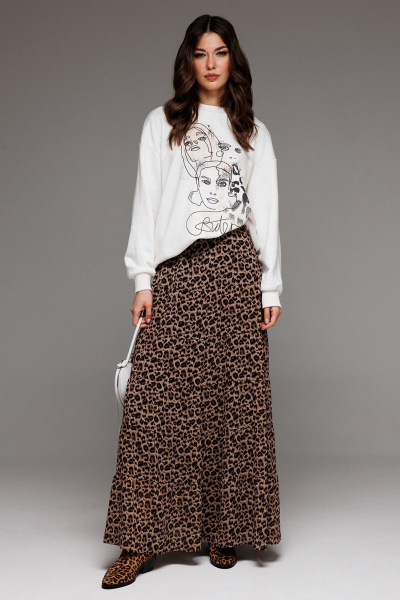 Юбка Butеr 2751 леопард - фото 1