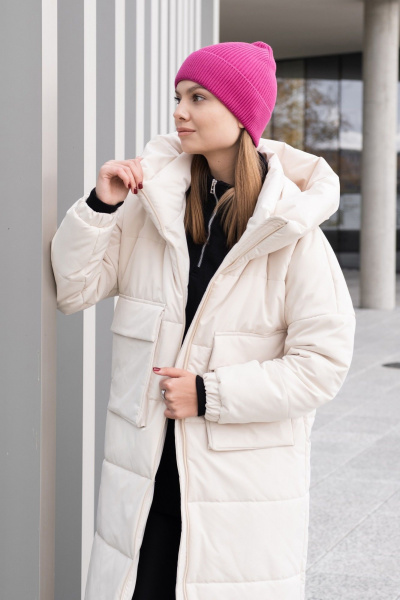 Пальто FEVRALI М02-2023 молочный - фото 4