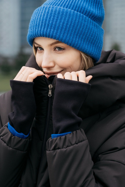 Пальто FEVRALI М02-2023 чёрный - фото 3