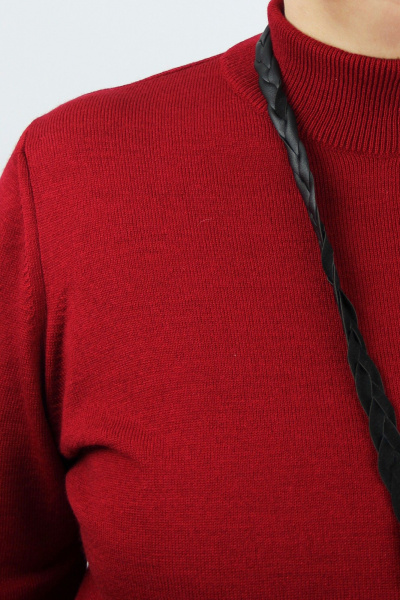 Свитель прямого силуэта из трикотажа для демисезона Полесье С3731-23 3С8783-Д43 158,164 гермес - фото 3